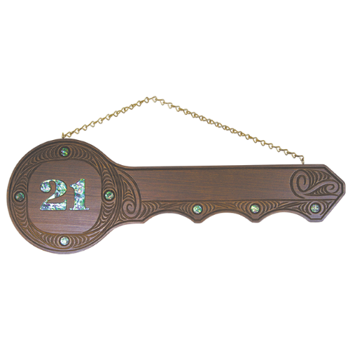 21st Key - Yale Paua Inlay