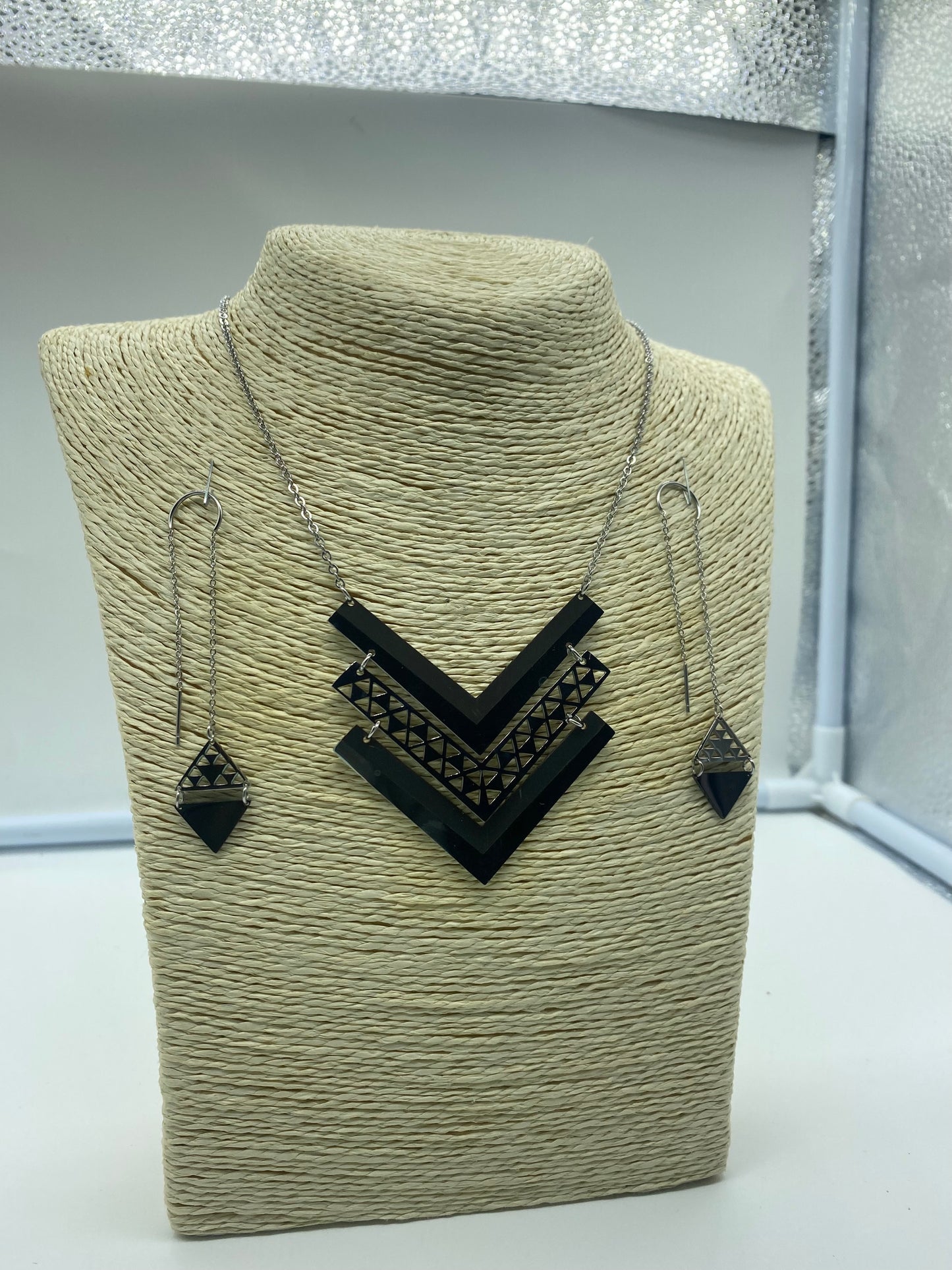 Chevron Jewellery Set