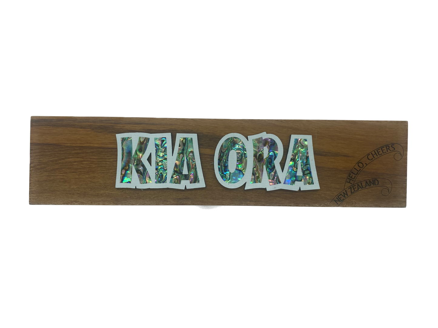 Kia Ora Plaque