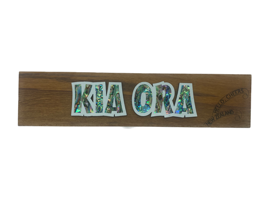 Kia Ora Plaque