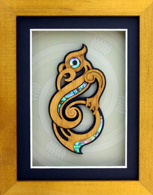 Framed Manaia