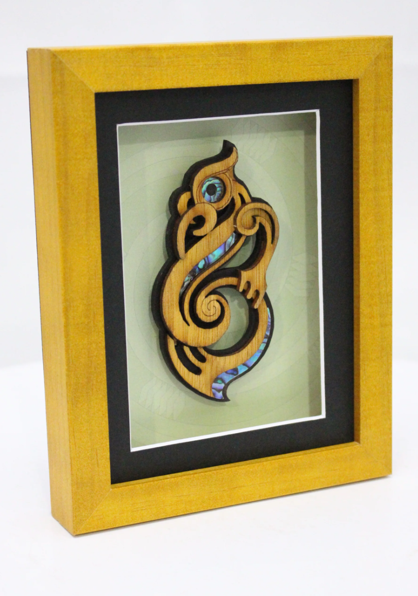 Framed Manaia