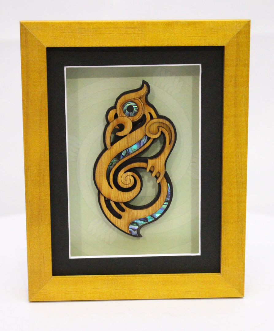 Framed Manaia