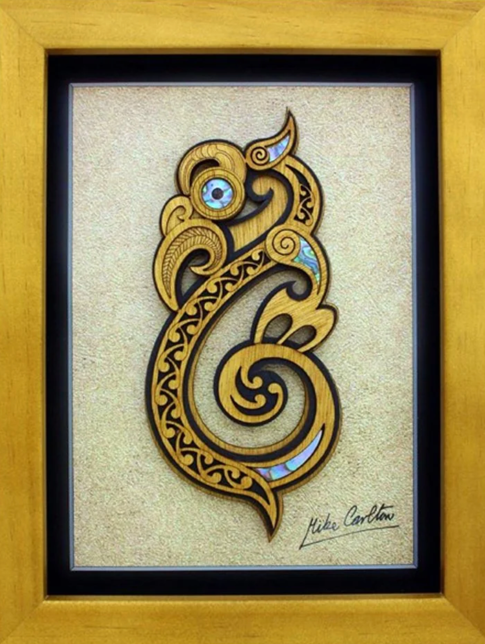 Framed Manaia