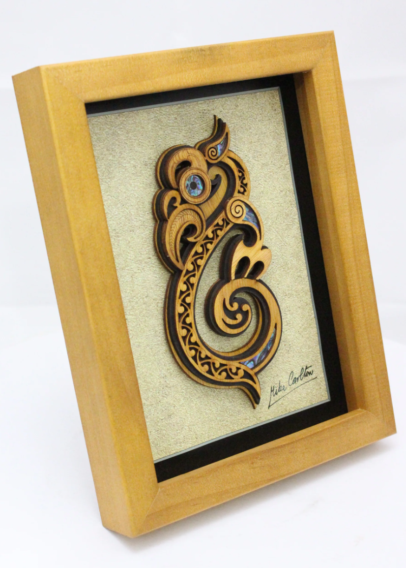 Framed Manaia