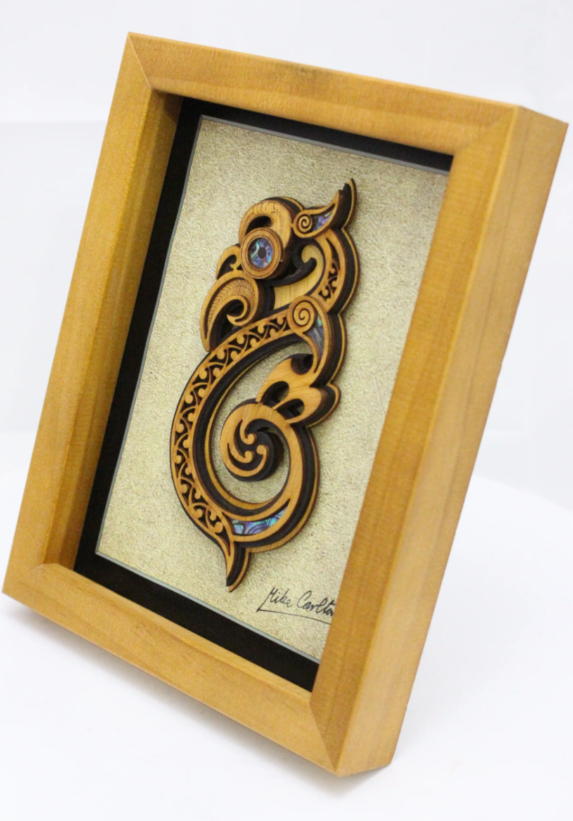 Framed Manaia