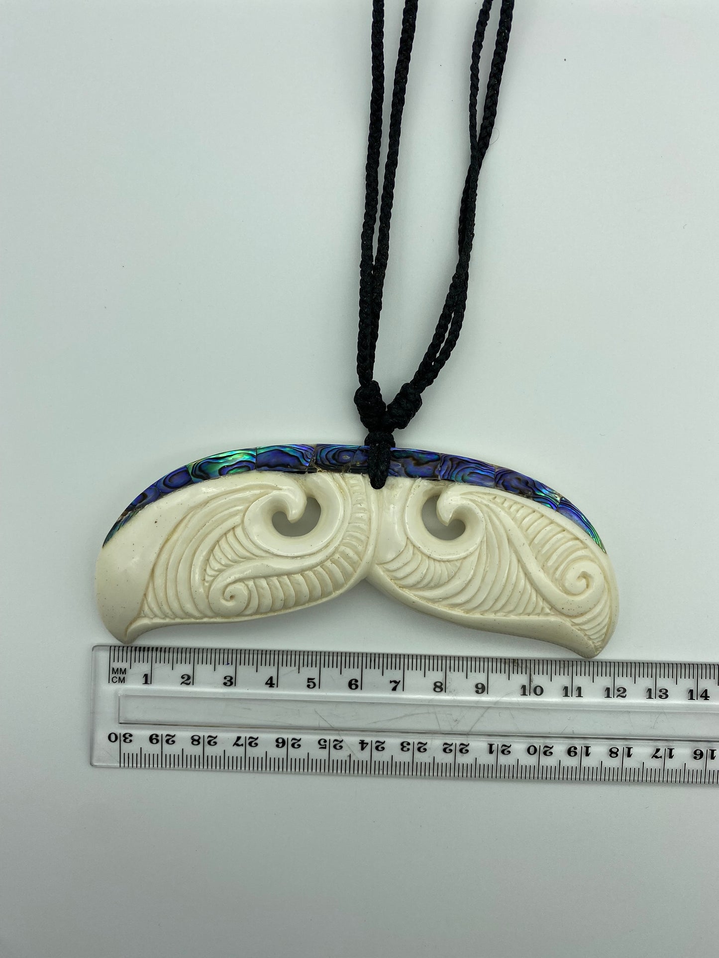 Whale Tail Breastplate - Bone