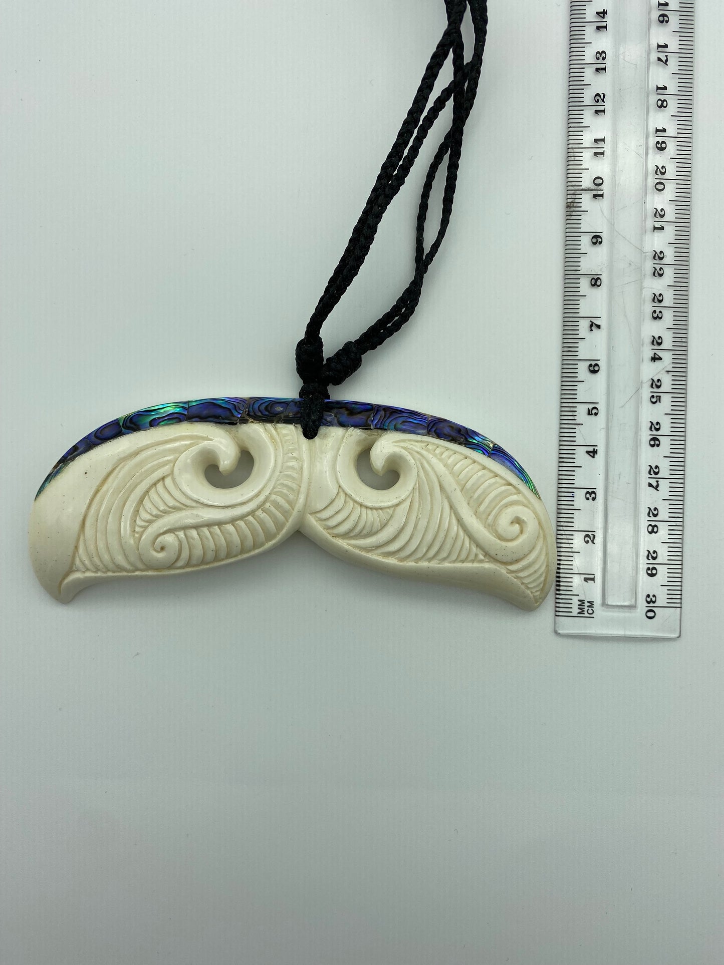 Whale Tail Breastplate - Bone