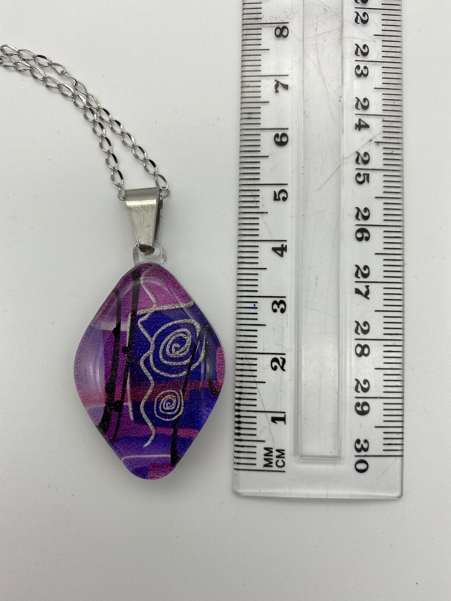 Resin Pendant and Earring Set #1