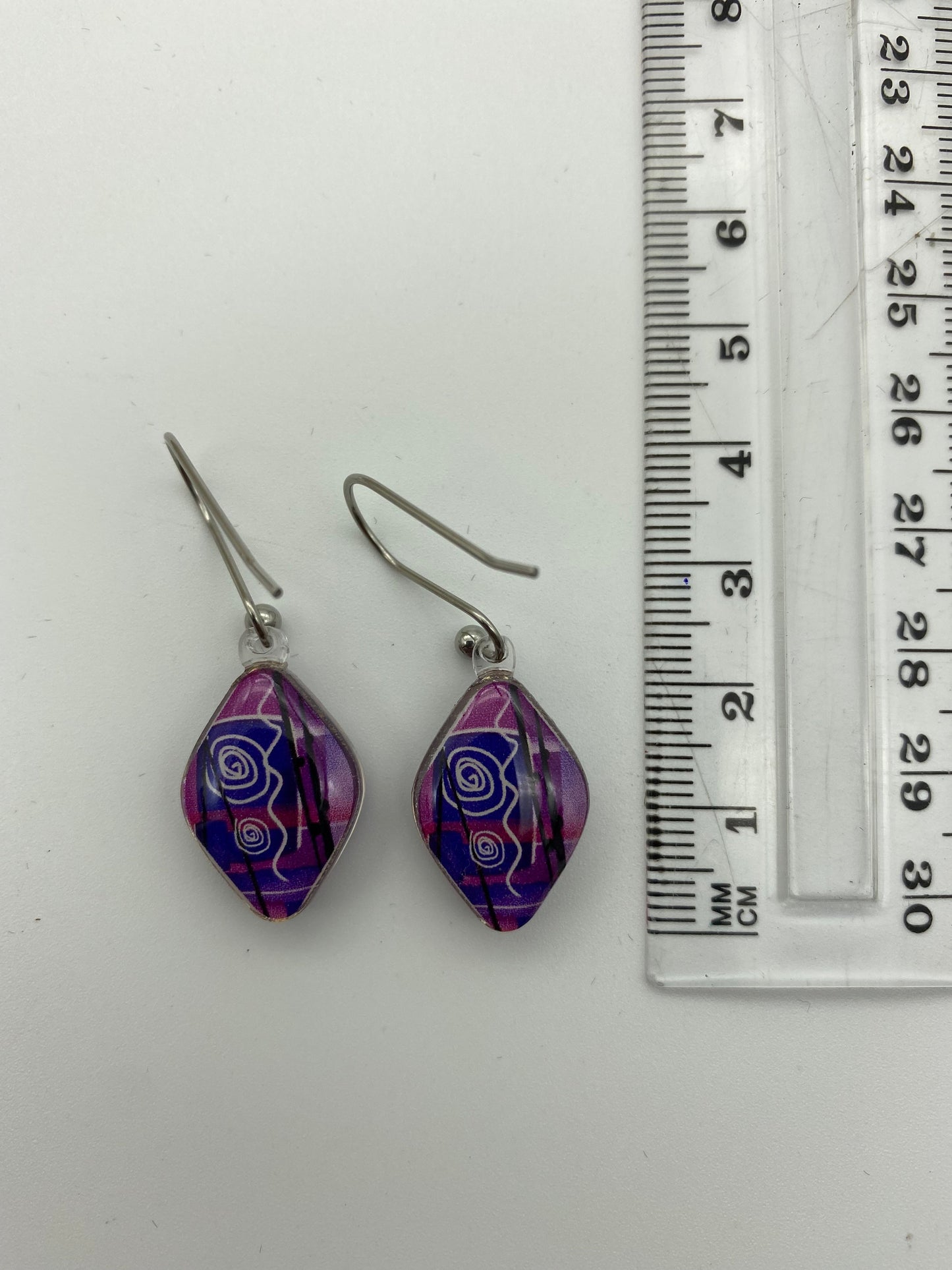 Resin Pendant and Earring Set #1