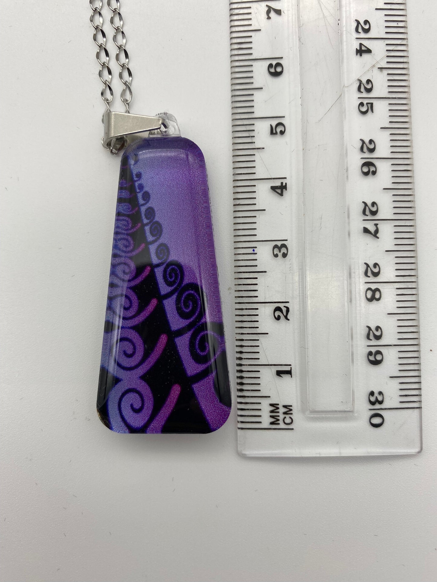 Resin Pendant and Earring Set #2