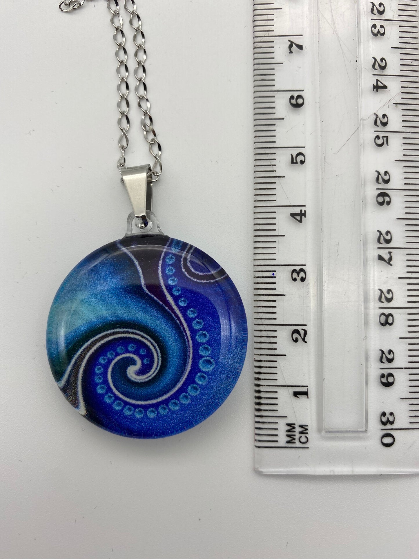 Resin Pendant and Earring Set #4