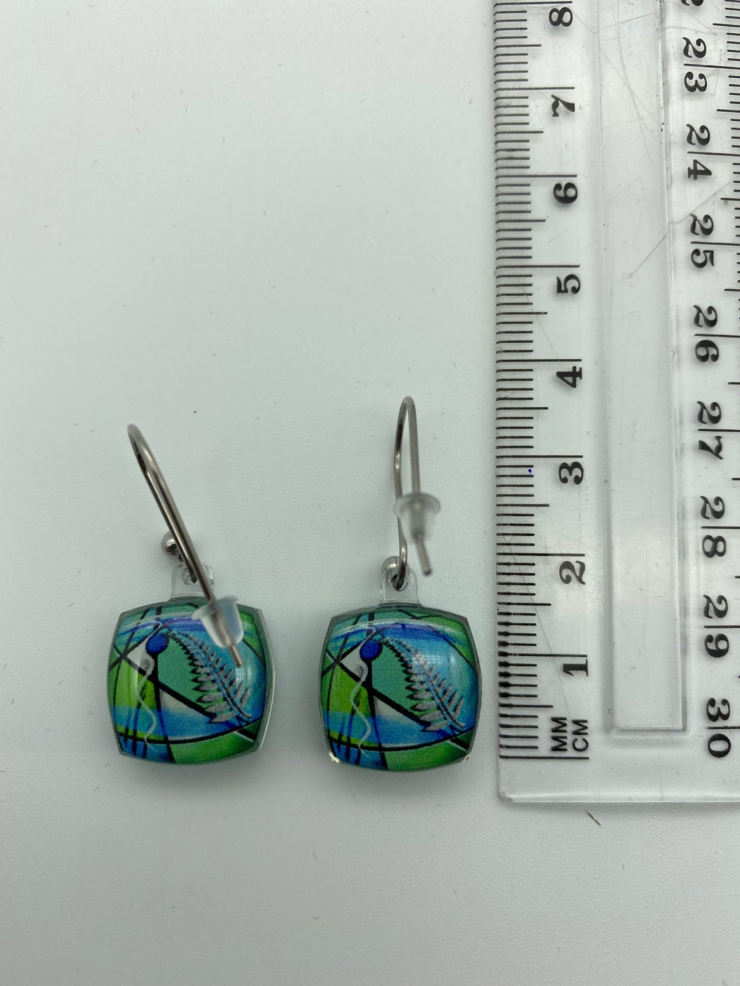 Resin Pendant and Earring Set #6