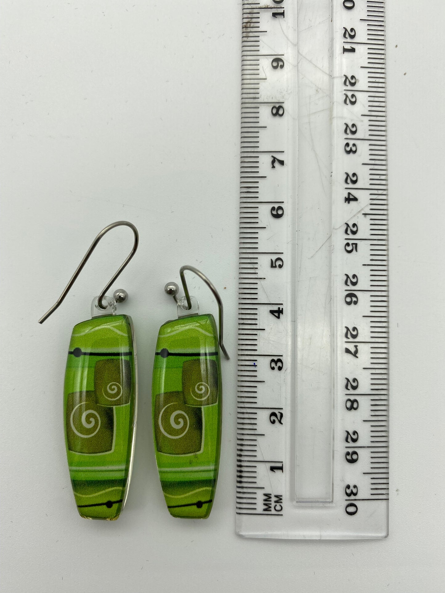 Resin Pendant and Earring Set #7