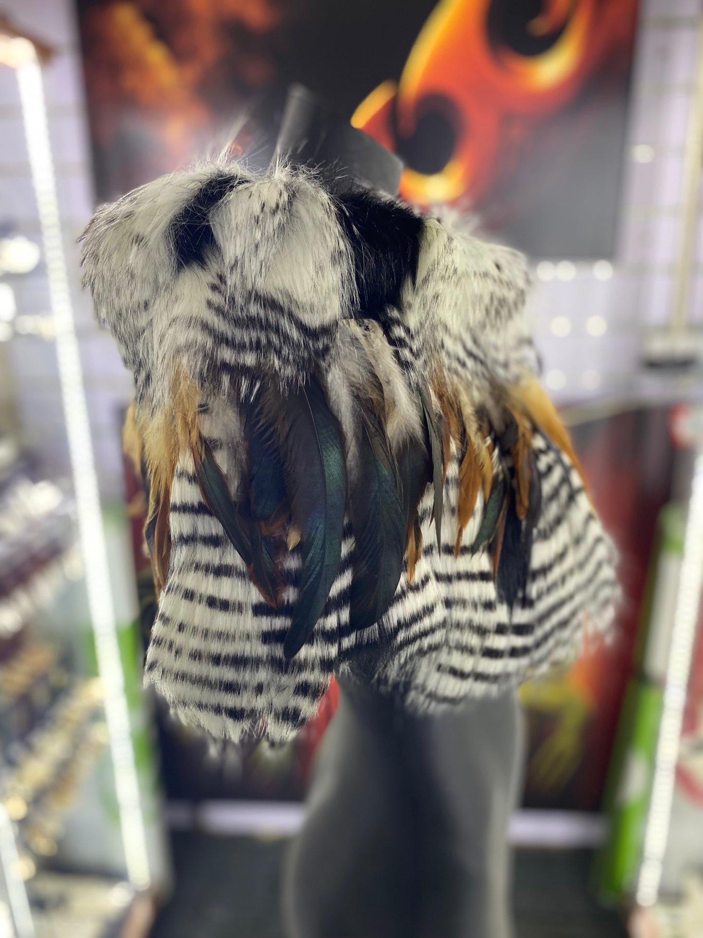 Adult Faux Fur Kakahu Cape