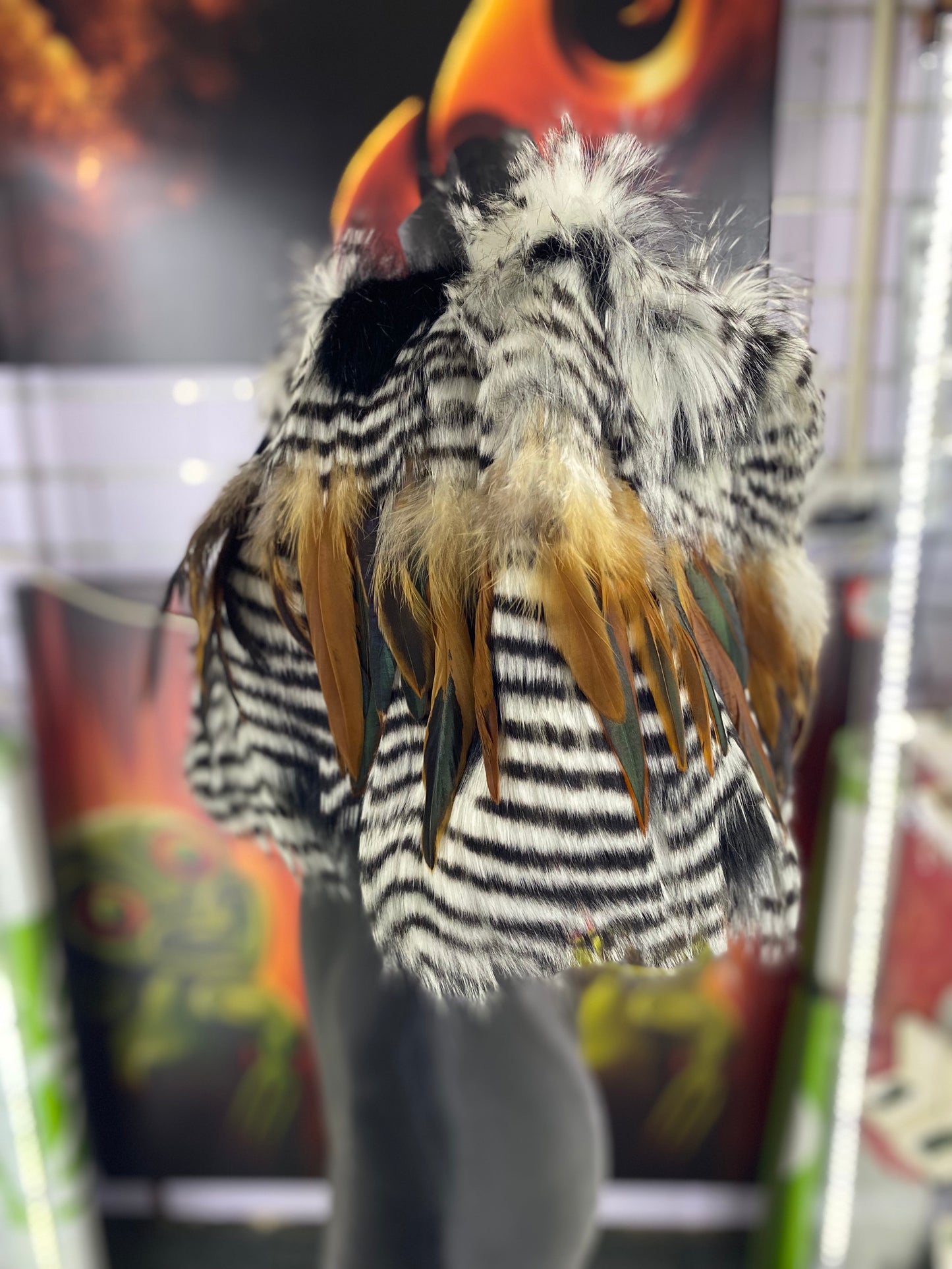 Adult Faux Fur Kakahu Cape