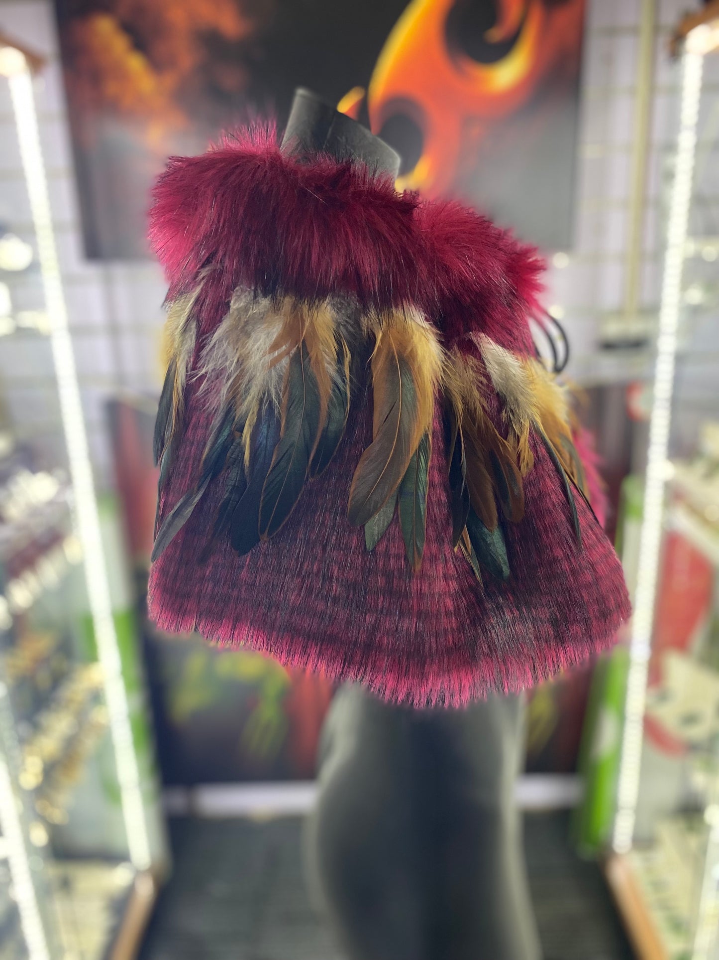 Adult Faux Fur Kakahu Cape