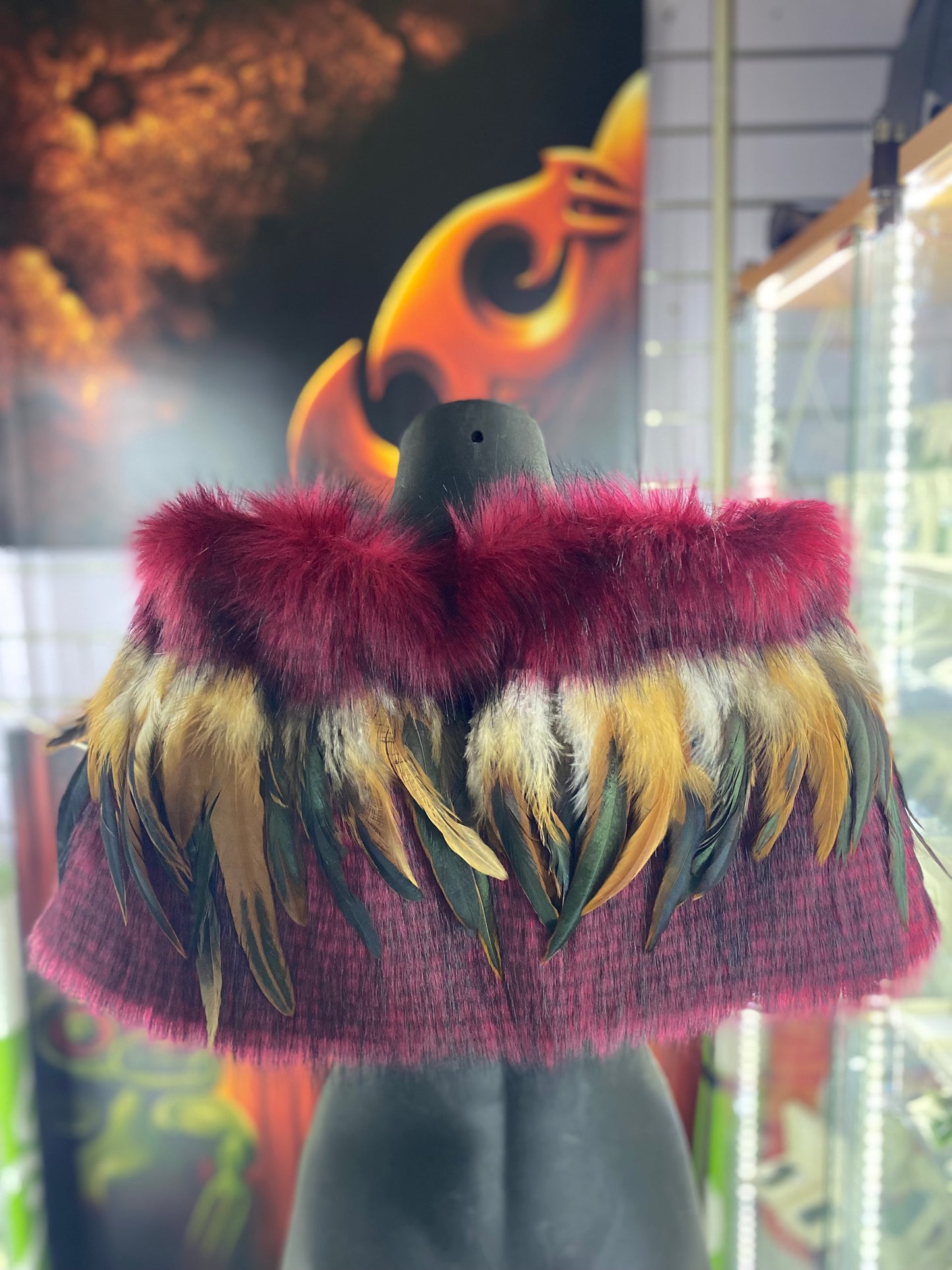 Adult Faux Fur Kakahu Cape