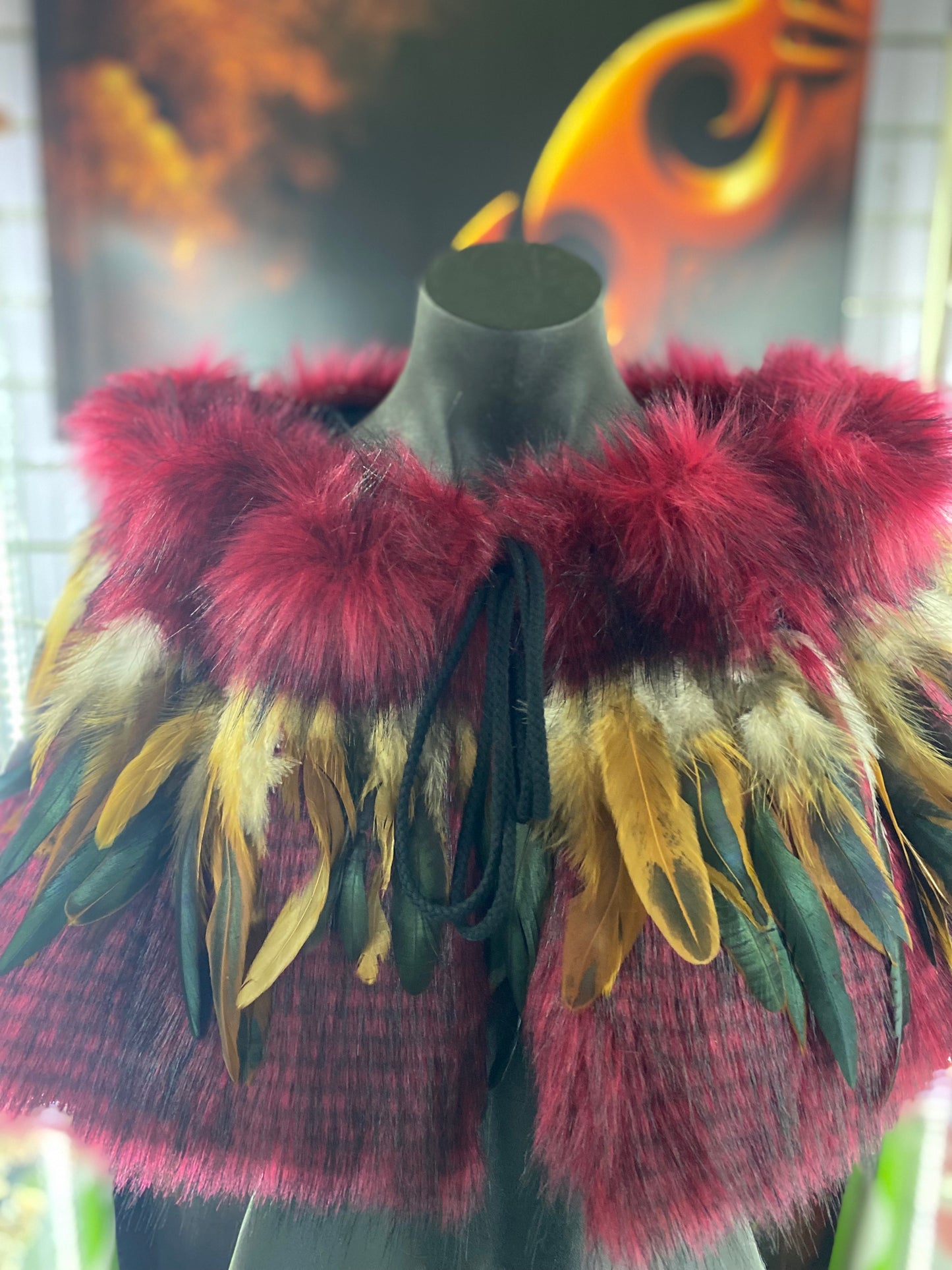 Adult Faux Fur Kakahu Cape